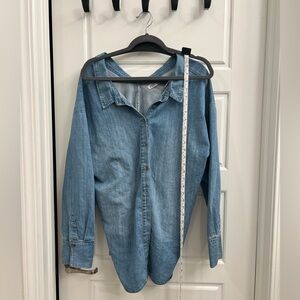 ZARA Oversized Denim Shirt